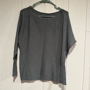 Maurices Charcoal Off-the-Shoulder Sweater